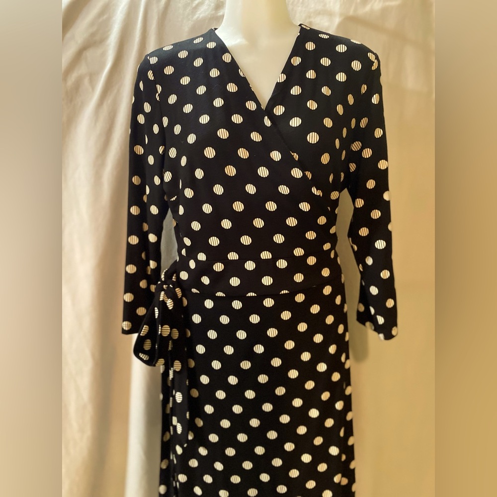 SADE NEW YORK MARTEY KNIT WRAP DRESS